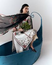 Hot🔥Seller/Jugnu Lahore Lawn/Vol 3/Inali/Ivory
