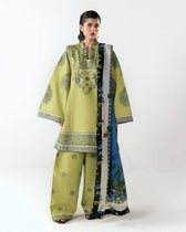 Hot🔥Seller/Jugnu Lahore Lawn/Vol 3/Mai/Pistachio/Silk Dupatta