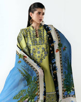 Hot🔥Seller/Jugnu Lahore Lawn/Vol 3/Mai/Pistachio/Silk Dupatta