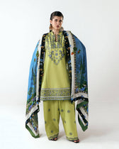Hot🔥Seller/Jugnu Lahore Lawn/Vol 3/Mai/Pistachio/Silk Dupatta