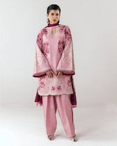 Hot🔥Seller/Jugnu Lahore Lawn/Vol 3/Nanya/Pastel Pink/Silk Dupatta