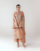 Hot🔥Seller/Jugnu Lahore Lawn/Vol 3/Nila/Peach/Embroideried Chiffon Dupatta