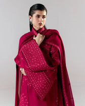 Hot🔥Seller/Jugnu Lahore Lawn/Vol 3/Sela/Red/Chiffon Embroideried Dupatta