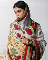 Restocked/Jugnu Lahore Lawn/Diryaz/Red