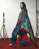 Jugnu Lahore Lawn/Peroz/Blue