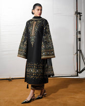 Restocked/Jugnu Lahore Lawn/Rani/Black