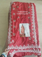 Hot🔥Seller/Open Pic/Jugnu Lahore Lawn/Dinaz/Pink