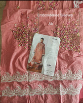 Hot🔥Seller/Open Pic/Jugnu Lahore Lawn/Dinaz/Pink