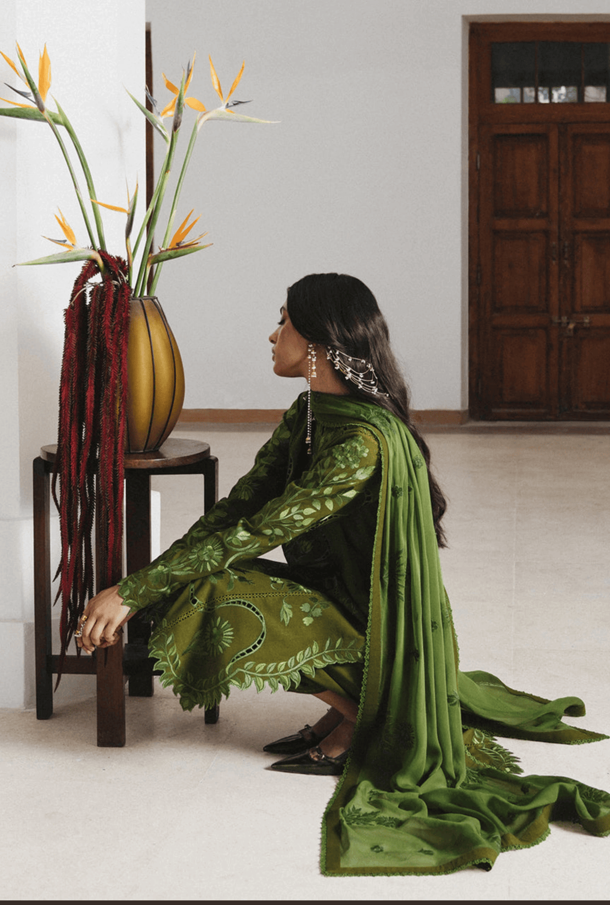 Jugnu Lahore/Karandi/Zinia/Olive Green