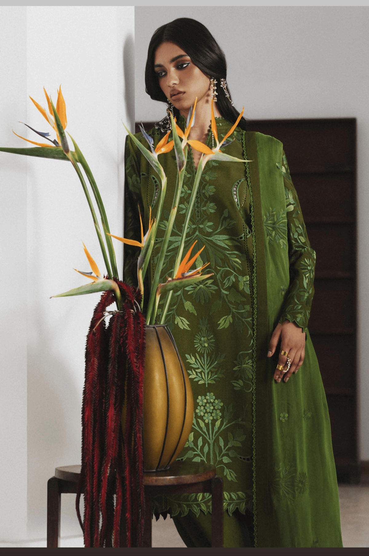 Jugnu Lahore/Karandi/Zinia/Olive Green