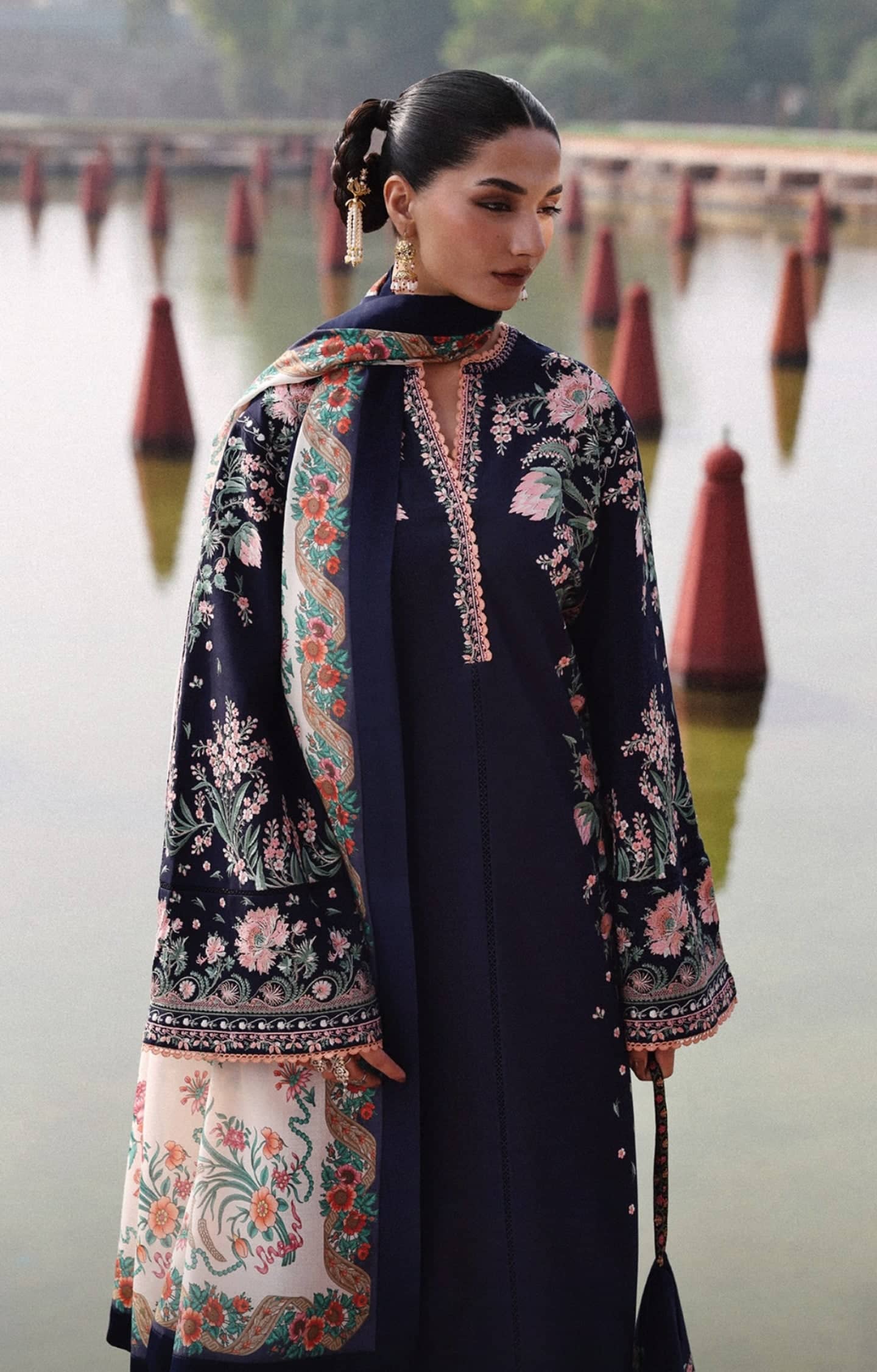 Jugnu Lahore winter Collection Restocked/Jugnu Lahore/Khaddar/Navi/Navy Blue