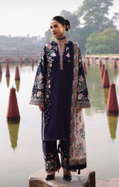 Jugnu Lahore winter Collection Restocked/Jugnu Lahore/Khaddar/Navi/Navy Blue