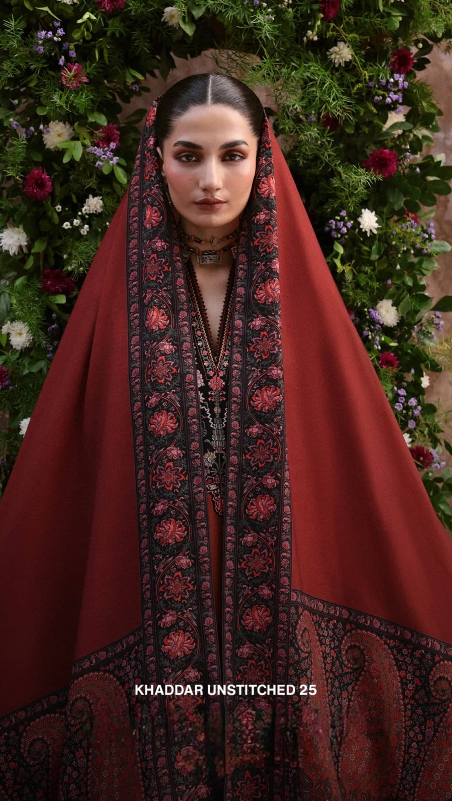 Jugnu Lahore winter Collection Restocked/Jugnu Lahore/Khaddar/Parsa/Rust & Black