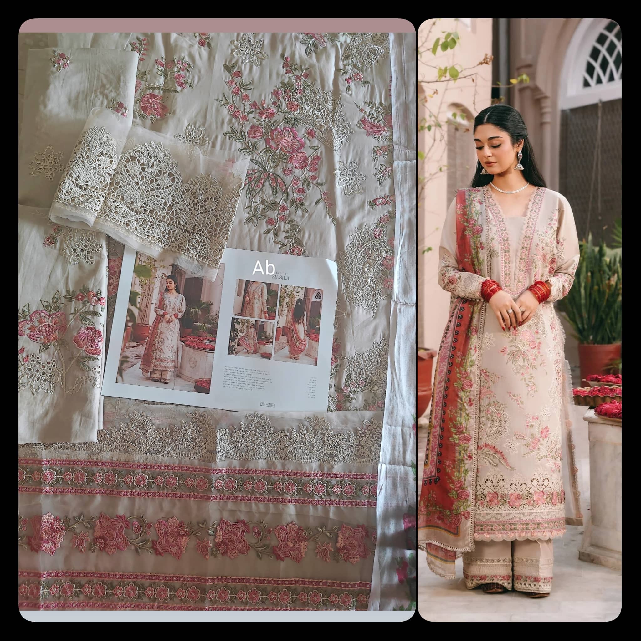 Open Pic/Kahf Premium Lawn 26/KLB-6A SILSILA