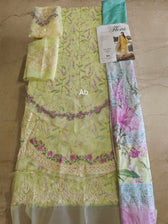 Sale‼️Open Pic/Manara Luxury Lawn 26/Golden Haze/Lime Yellow