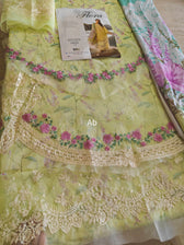 Sale‼️Open Pic/Manara Luxury Lawn 26/Golden Haze/Lime Yellow