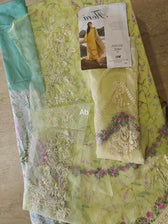 Sale‼️Open Pic/Manara Luxury Lawn 26/Golden Haze/Lime Yellow