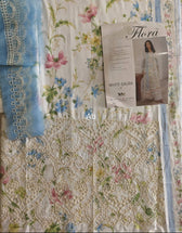 Sale‼️Open Pic/Manara Luxury Lawn 26/White Gaura/Off White