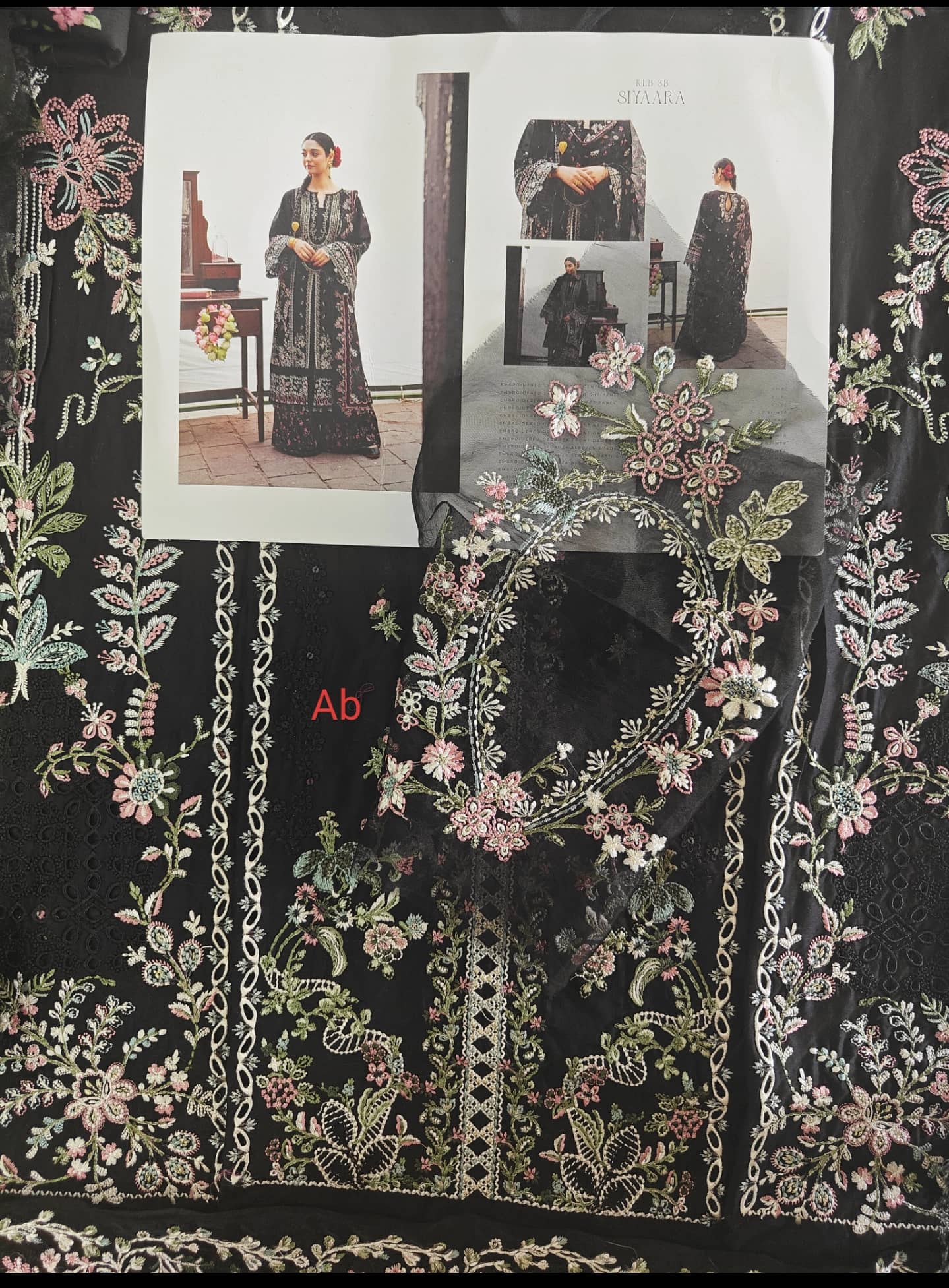 Sale‼️Open Pic/Kahf Premium Lawn 26/KLB-3B SIYAARA