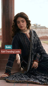 Sale‼️Spotted in Kahf Aangan Luxury Casuals/5A-Gul-E-Siyah