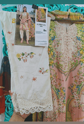 Ready To Wear/Stitched Maria B M Prints 26/Size L/8A/Lemon Yellow
