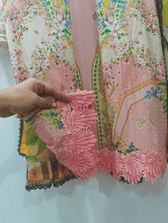 Ready To Wear/Stitched Maria B M Prints 26/Size L/8A/Lemon Yellow