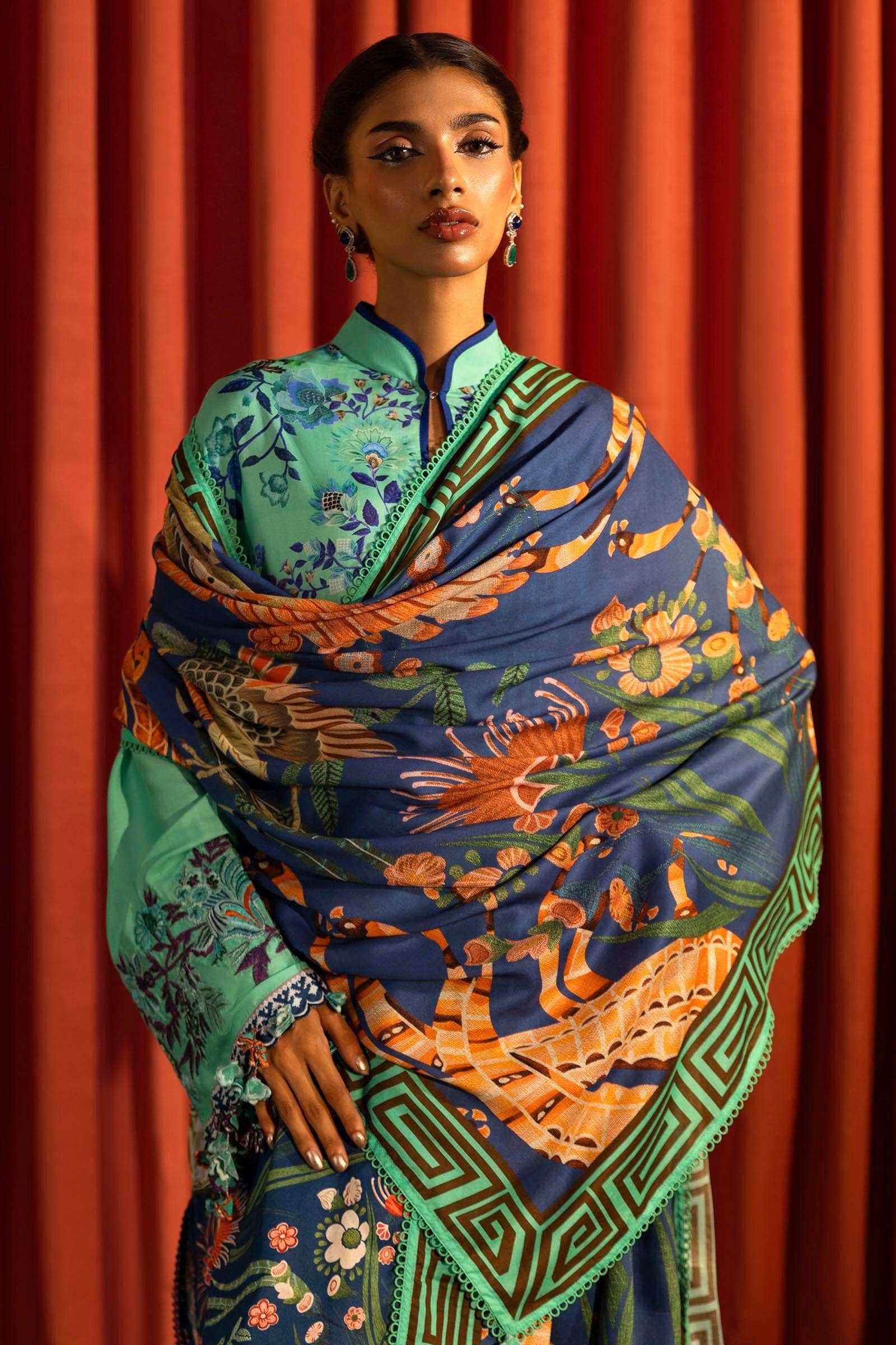 Sana Safinaz Muzlin Fall Edit 24/22A/Linen Dupatta