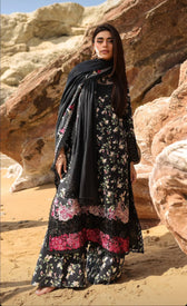 Sale‼️Manara Luxury Lawn 26/Black Pearl/Black
