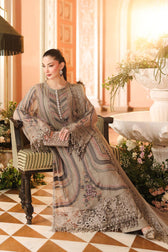 Hot🔥Seller/Maria B Chiffon/ Royal Tea Affair/01/Antique Grey/Mouse Grey