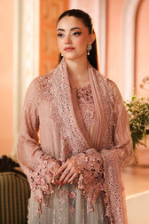 Hot🔥Seller/Maria B Chiffon/ Royal Tea Affair/02/Ombre Blossom/Pink & Blossom