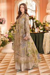 Hot🔥Seller/Maria B Chiffon/ Royal Tea Affair/03/Warm Beige/Coffee