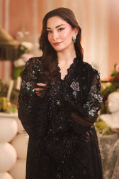 Hot🔥Seller/Maria B Chiffon/ Royal Tea Affair/04/Black