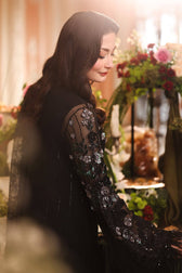 Hot🔥Seller/Maria B Chiffon/ Royal Tea Affair/04/Black