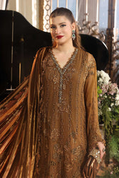 Hot🔥Seller/Maria B Chiffon/ Royal Tea Affair/05/Mustard