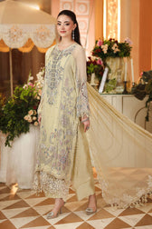 Hot🔥Seller/Maria B Chiffon/ Royal Tea Affair/06/Pastel Sunshine/Lime Yellow
