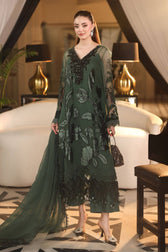 Hot🔥Seller/Maria B Chiffon/ Royal Tea Affair/07/Pine Green