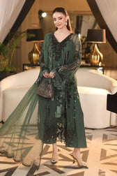 Hot🔥Seller/Maria B Chiffon/ Royal Tea Affair/07/Pine Green