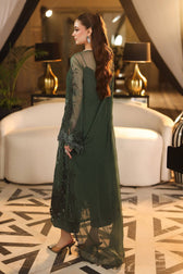 Hot🔥Seller/Maria B Chiffon/ Royal Tea Affair/07/Pine Green