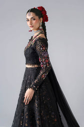 Hot🔥Seller/Maria B Mbroidered/BD-3101-Obsidian Garden/Black