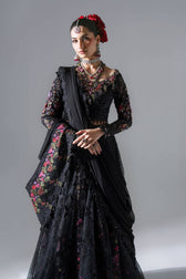 Hot🔥Seller/Maria B Mbroidered/BD-3101-Obsidian Garden/Black