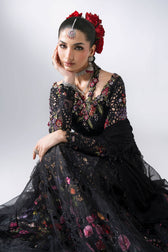 Hot🔥Seller/Maria B Mbroidered/BD-3101-Obsidian Garden/Black