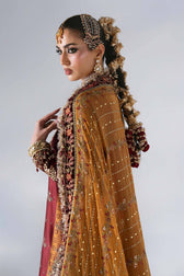 Hot🔥Seller/Maria B Mbroidered/BD-3104-Maroon Crimson-Rust & Maroon