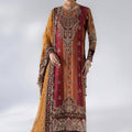 Hot🔥Seller/Maria B Mbroidered/BD-3104-Maroon Crimson-Rust & Maroon
