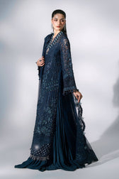 Hot🔥Seller/Maria B Mbroidered/BD-3106-Peacock Blue/Teal