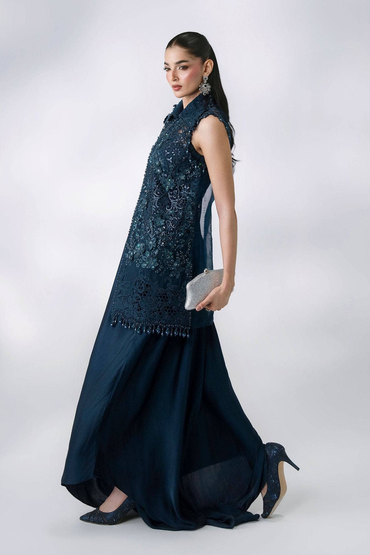 Hot🔥Seller/Maria B Mbroidered/BD-3106-Peacock Blue/Teal