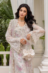 Restocked/Maria B Chiffon 25/MPC-25-101/Off White