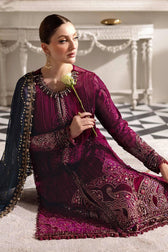 Restocked/Maria B Chiffon 25/MPC-25-102/Plum