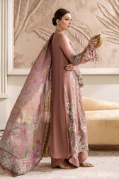 Restocked/Maria B Chiffon 25/MPC-25-105/Tea Pink