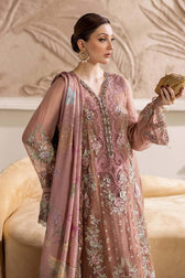 Restocked/Maria B Chiffon 25/MPC-25-105/Tea Pink