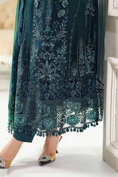 Restocked/Maria B Chiffon 25/MPC-25-106/Green to Teal